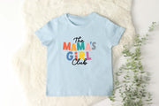 Mama's girls club- organic mothers day kids t-shirt