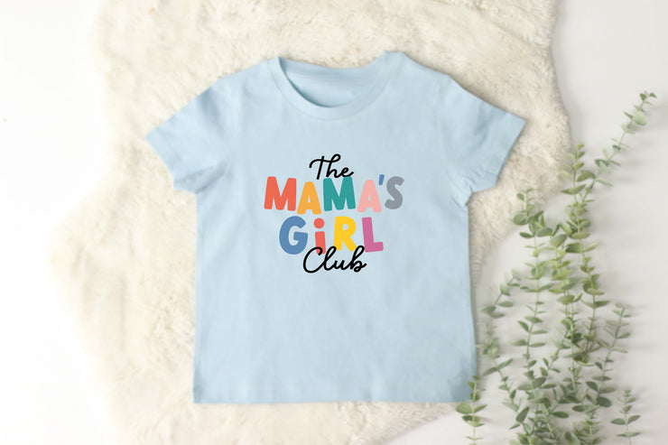 Mama's girls club- organic mothers day kids t-shirt