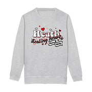 Stealing hearts (Personalised) valentines kids sweater