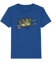 Wheelbarrow (Personalised) organic t-shirt (adults and kids)