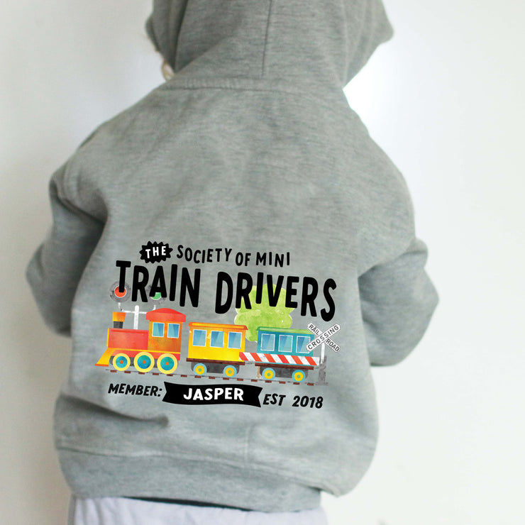 Mini Dreams Train driver Kids Hoodie
