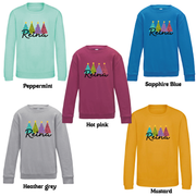 Tree Tops Personalised Christmas Kids Sweater/Sweatshirt