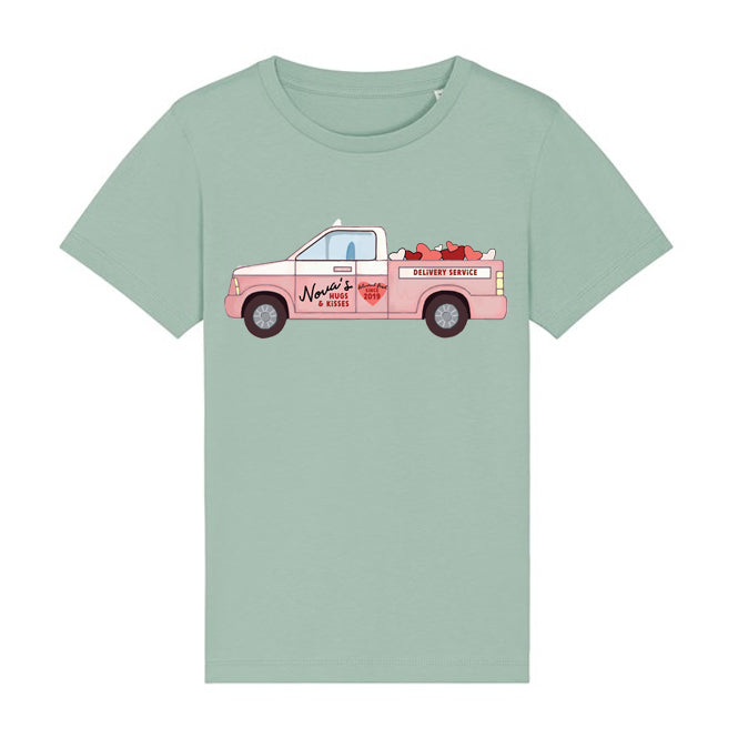 Love Truck (personalised) Kids Organic T-Shirt