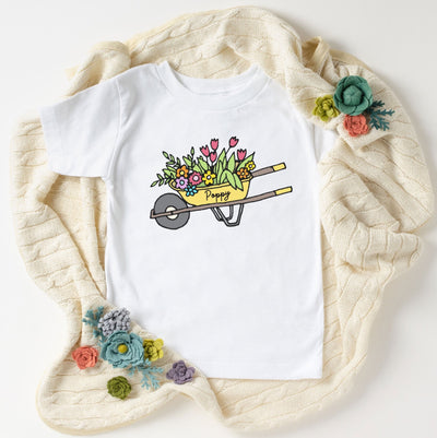 Wheelbarrow (Personalised) White T-shirt